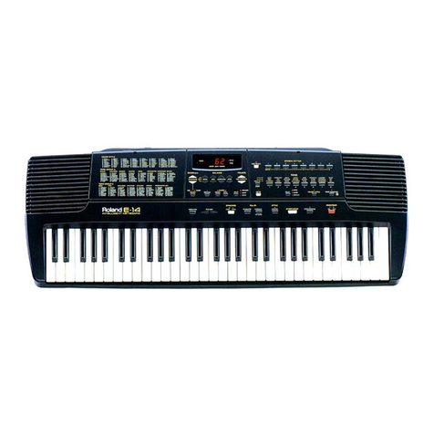 Roland E-14 User manual