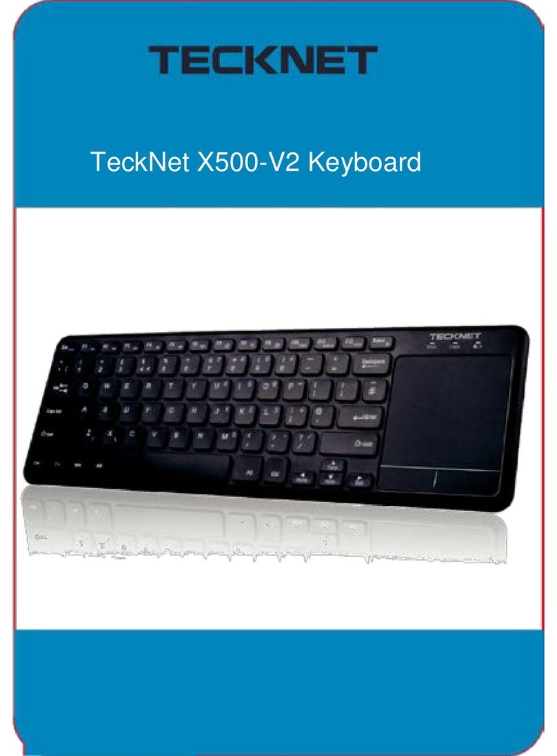 Tecknet X500-V2 K User manual