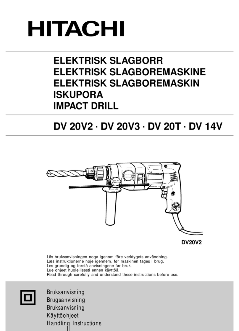 Hitachi DV 20V2 User manual
