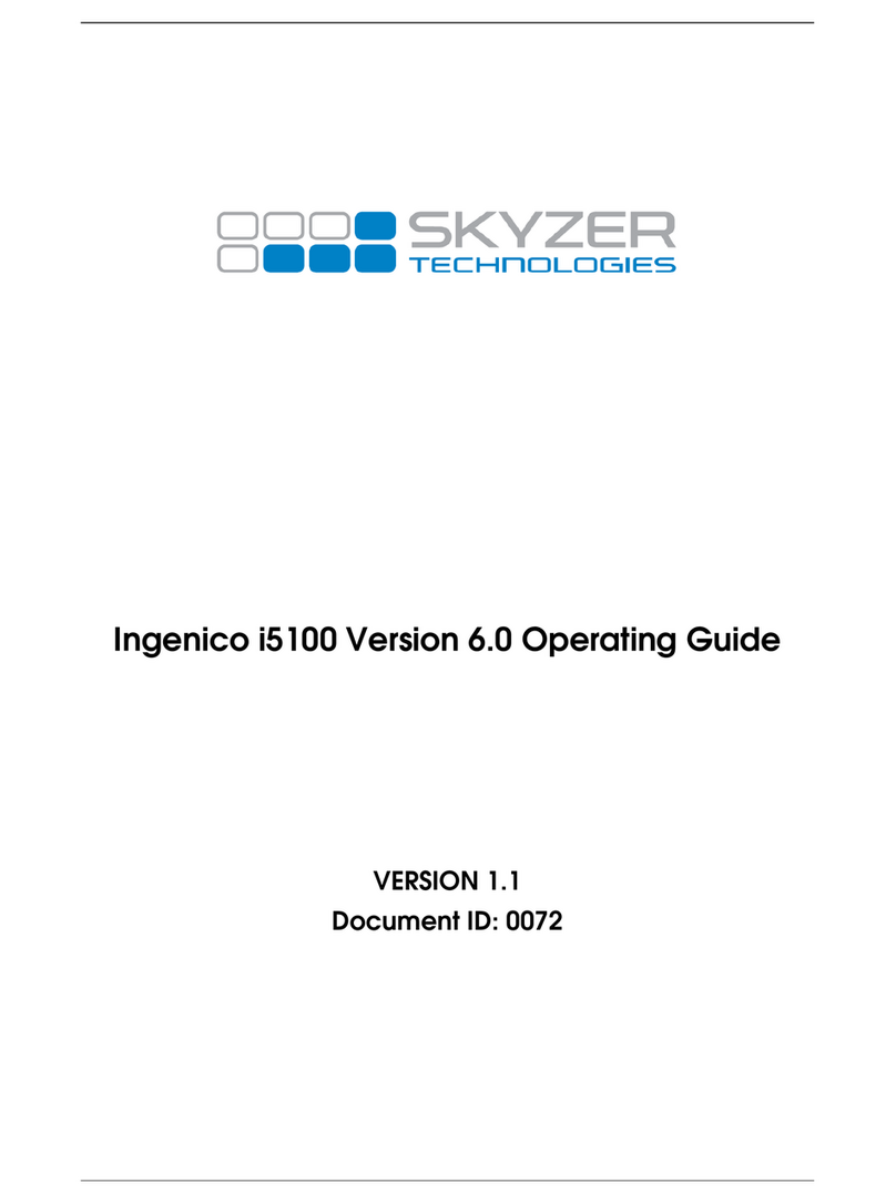 Skyzer Ingenico i5100 operating guide