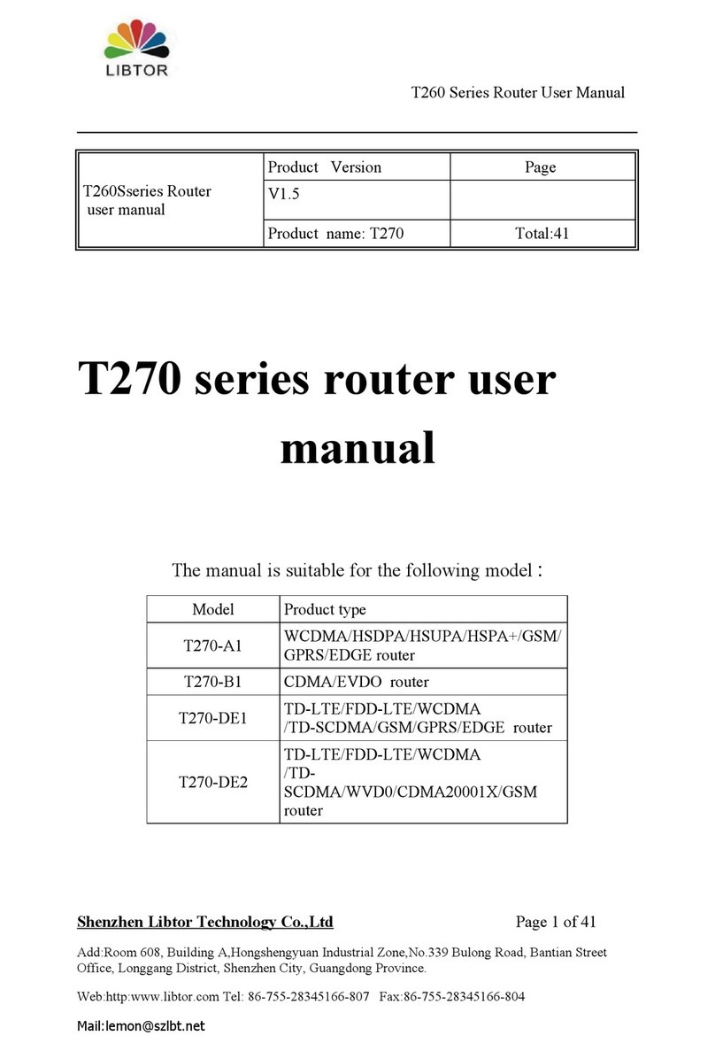 Libtor Technology T270-A1 User manual