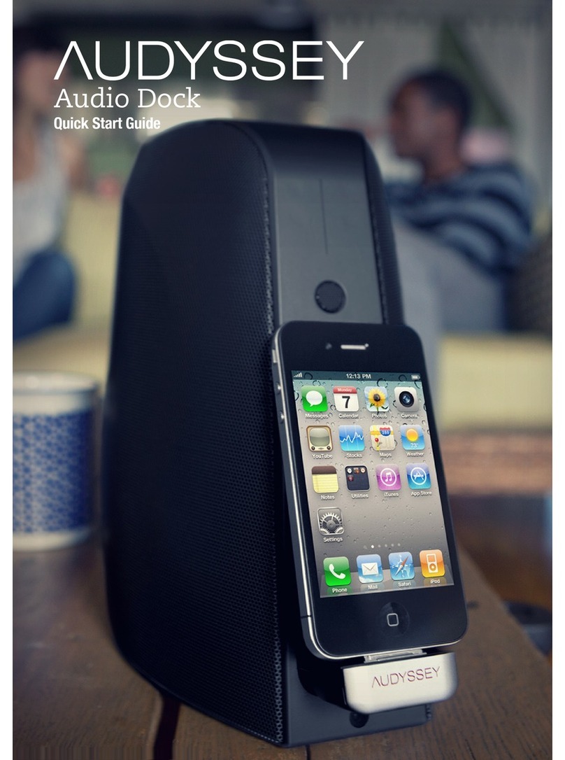 Audyssey Audio Dock Air User manual