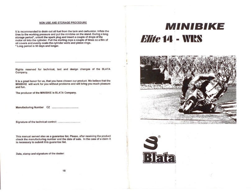 Blata ELITE 14-WRS Service manual