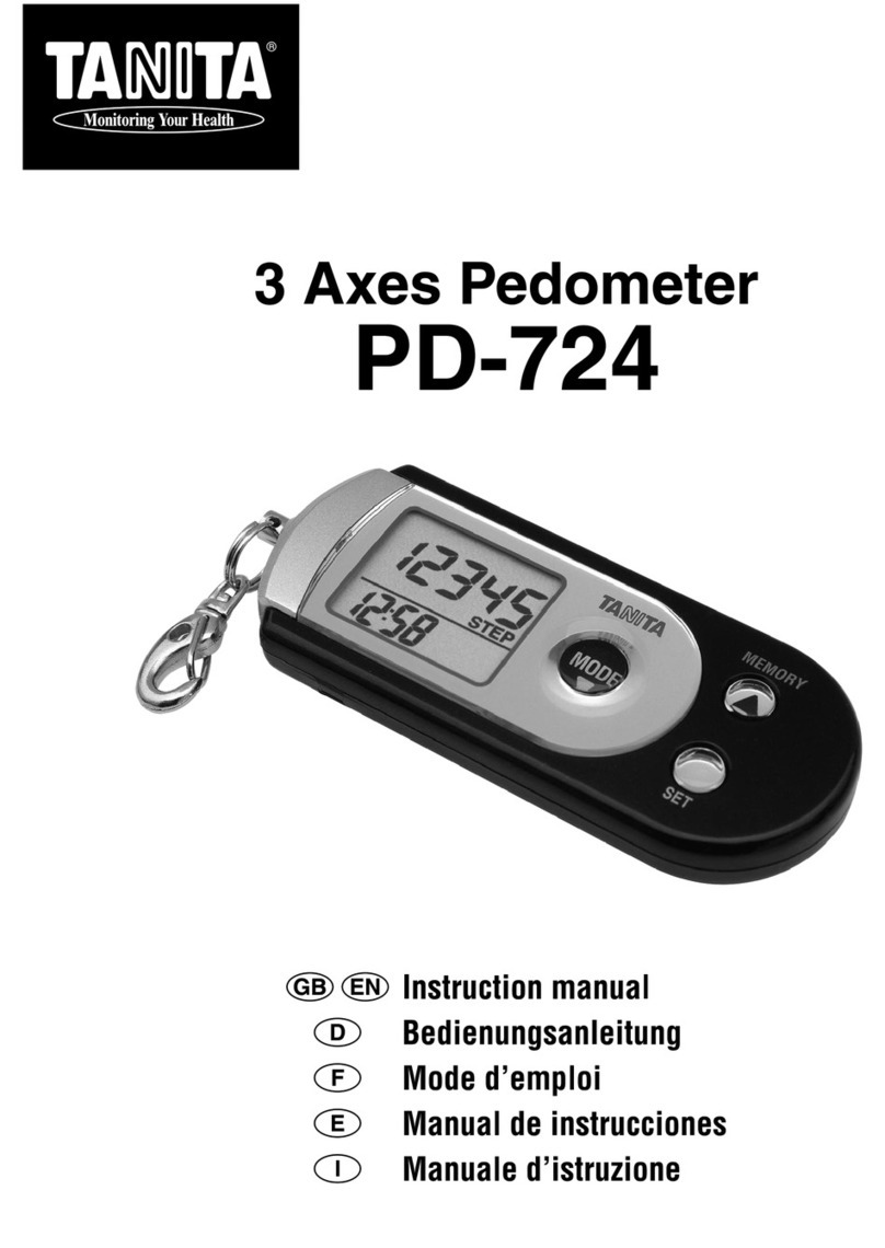 Tanita PD-724 User manual
