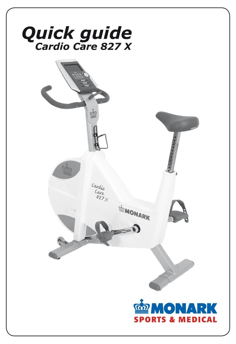 Monark cardio care 827 x User manual