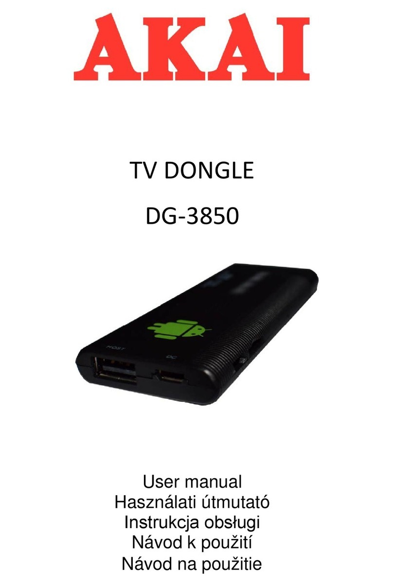 Akai DG-3850 user manual