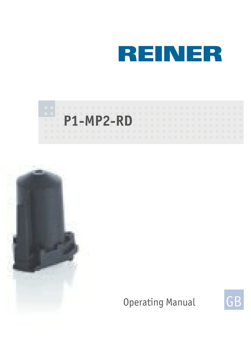 Reiner P1-MP2-RD User manual