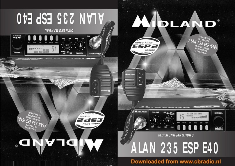 Midland ALAN 255 ESP E40 User manual