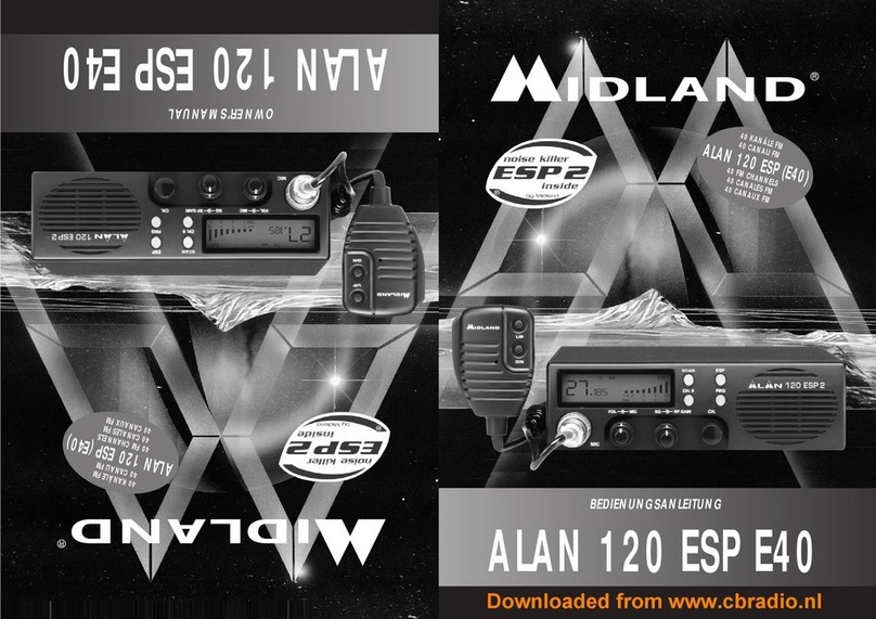 Midland ALAN 255 ESP E40 owner's manual
