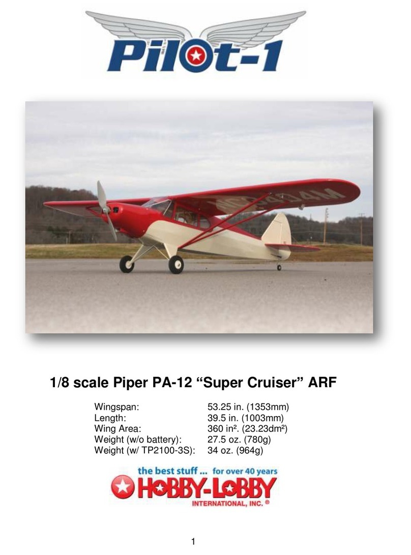 Hobby-Lobby Piper PA-12 Super Cruiser instructions Hobby-Lobby Piper PA-12 Super Cruiser instructions