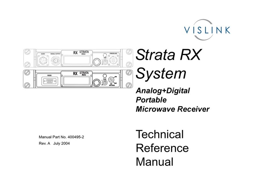 Vislink Strata RX Product manual