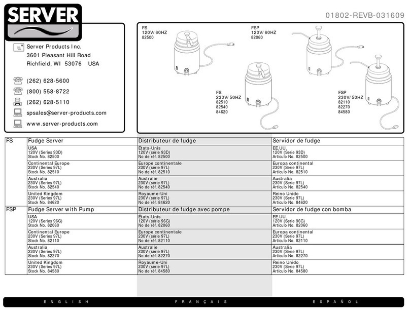 Server 82500 User manual