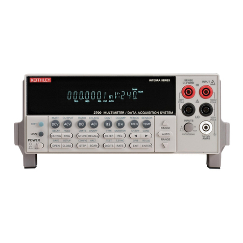 Keithley 2700 User manual