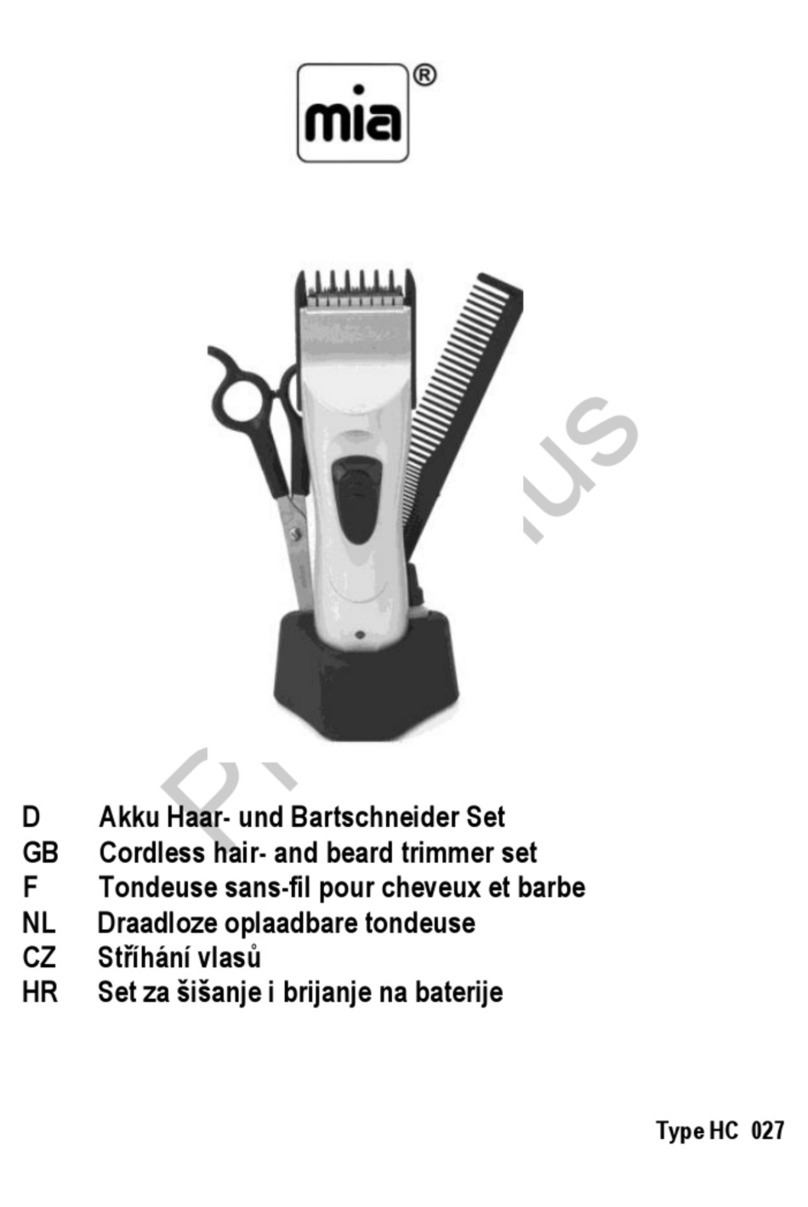 MIA HC 027 User manual