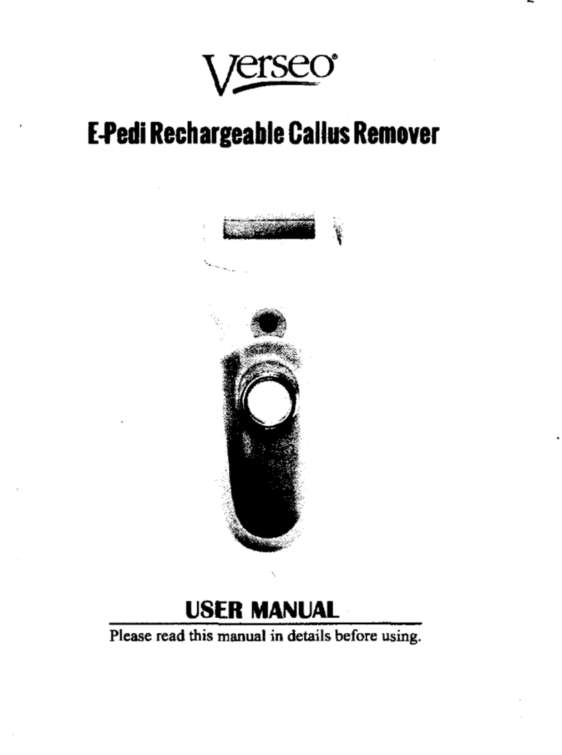Verseo E-Pedi user manual