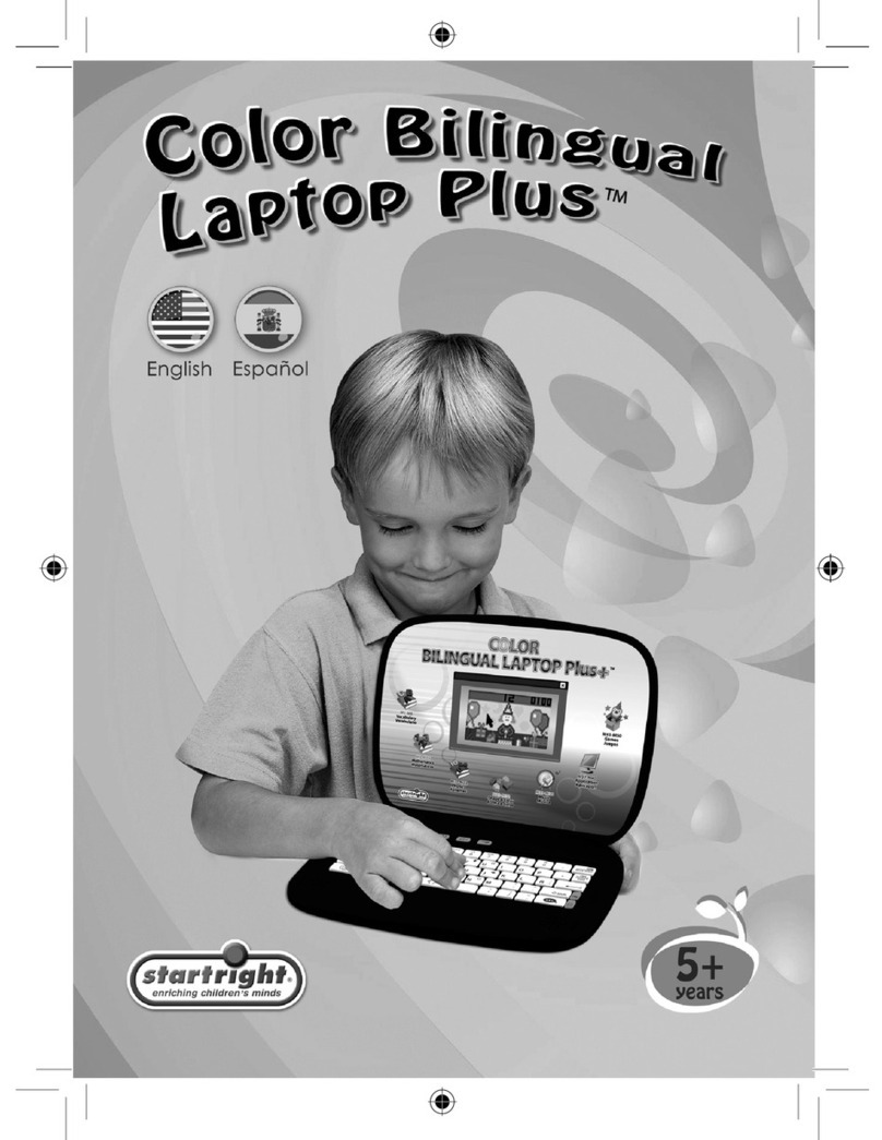 Startright Color Bilingual Laptop Plus User manual Startright Color Bilingual Laptop Plus User manual