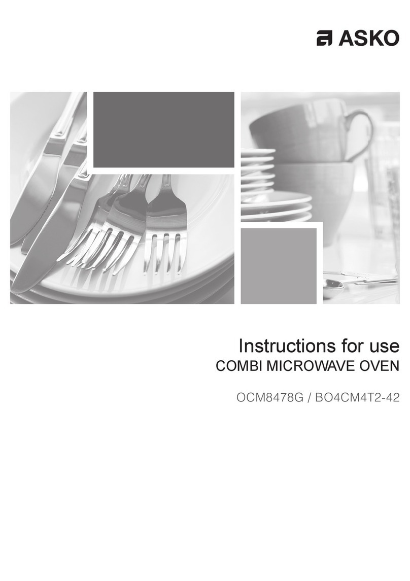 Asko OCM8478G Instructions for use