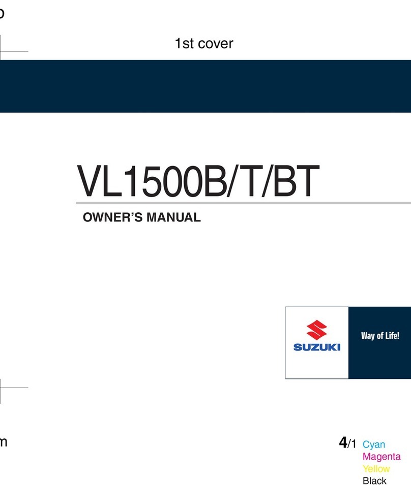 Suzuki Intruder VL1500B User manual