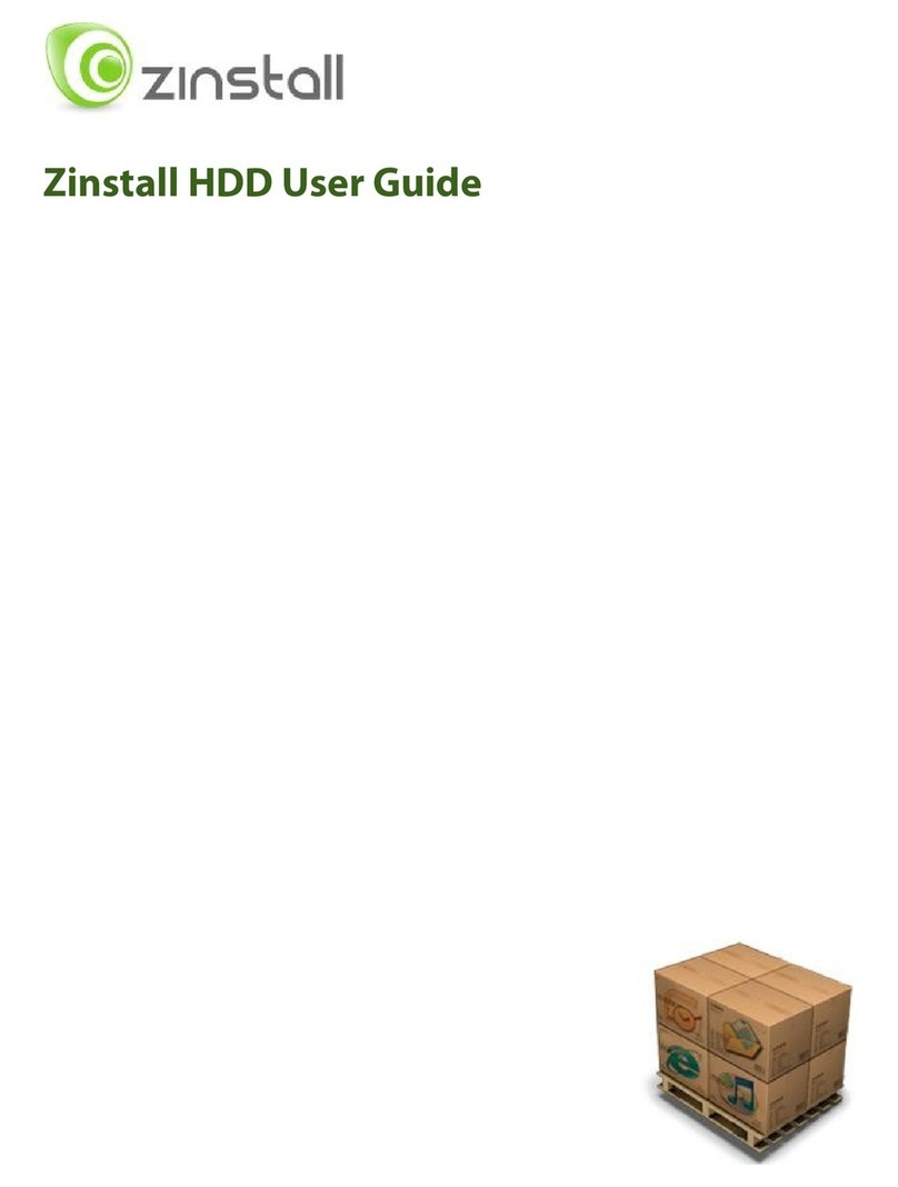 Zinstall Zinstall HDD user guide