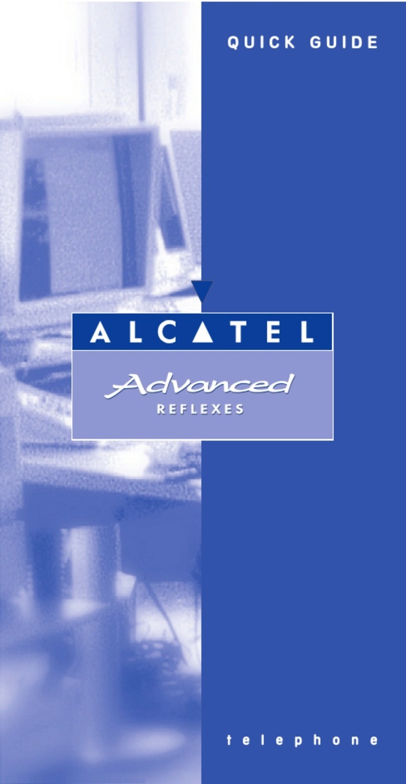 Alcatel Advanced Reflexes quick guide