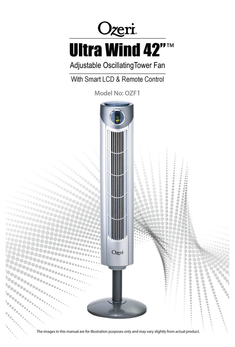Qzeri Ultra Wind Series OZF1 manual