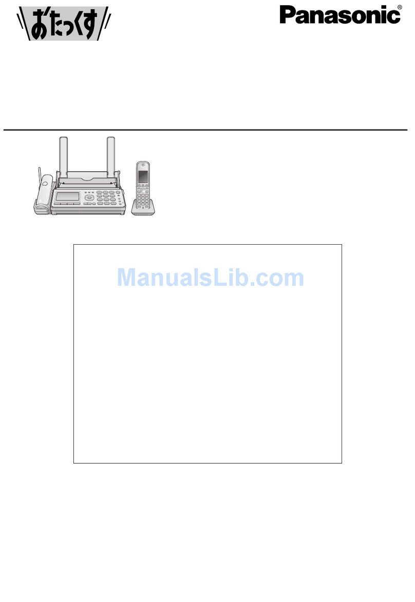Panasonic KX-PD551D Quick reference guide