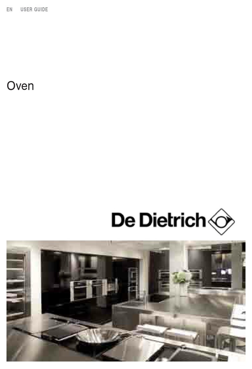 DeDietrich DOV 1545 DG User manual