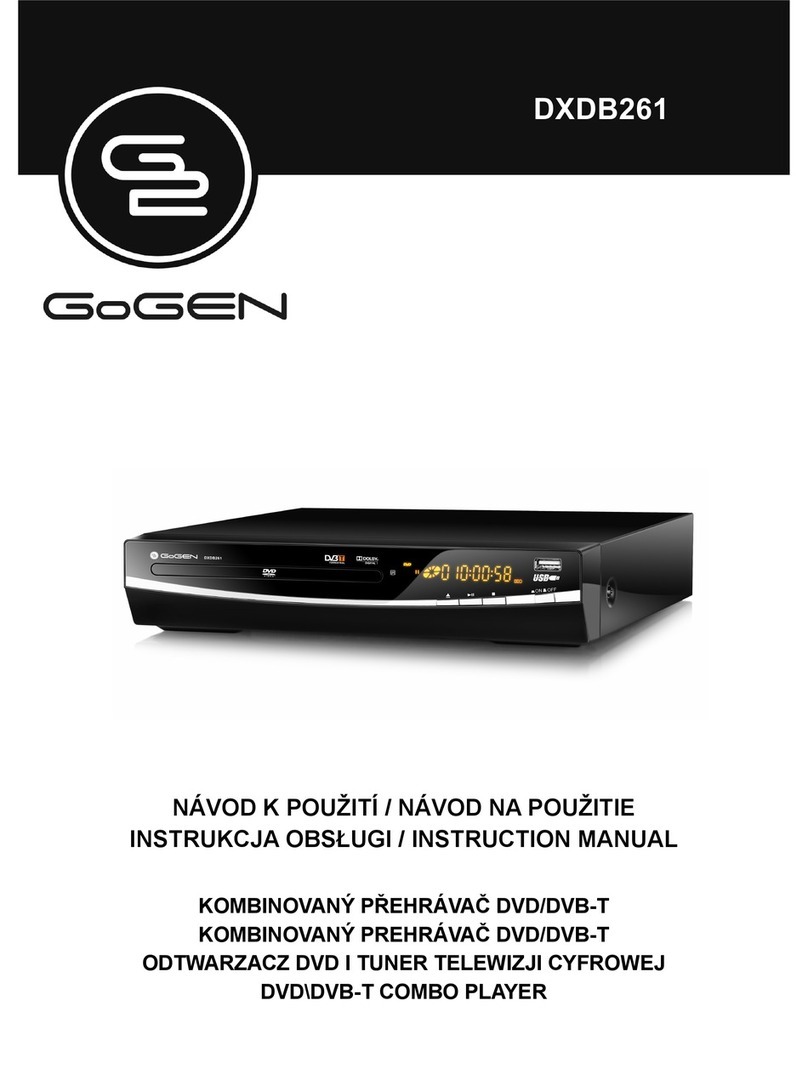 Gogen DXDB261 User manual