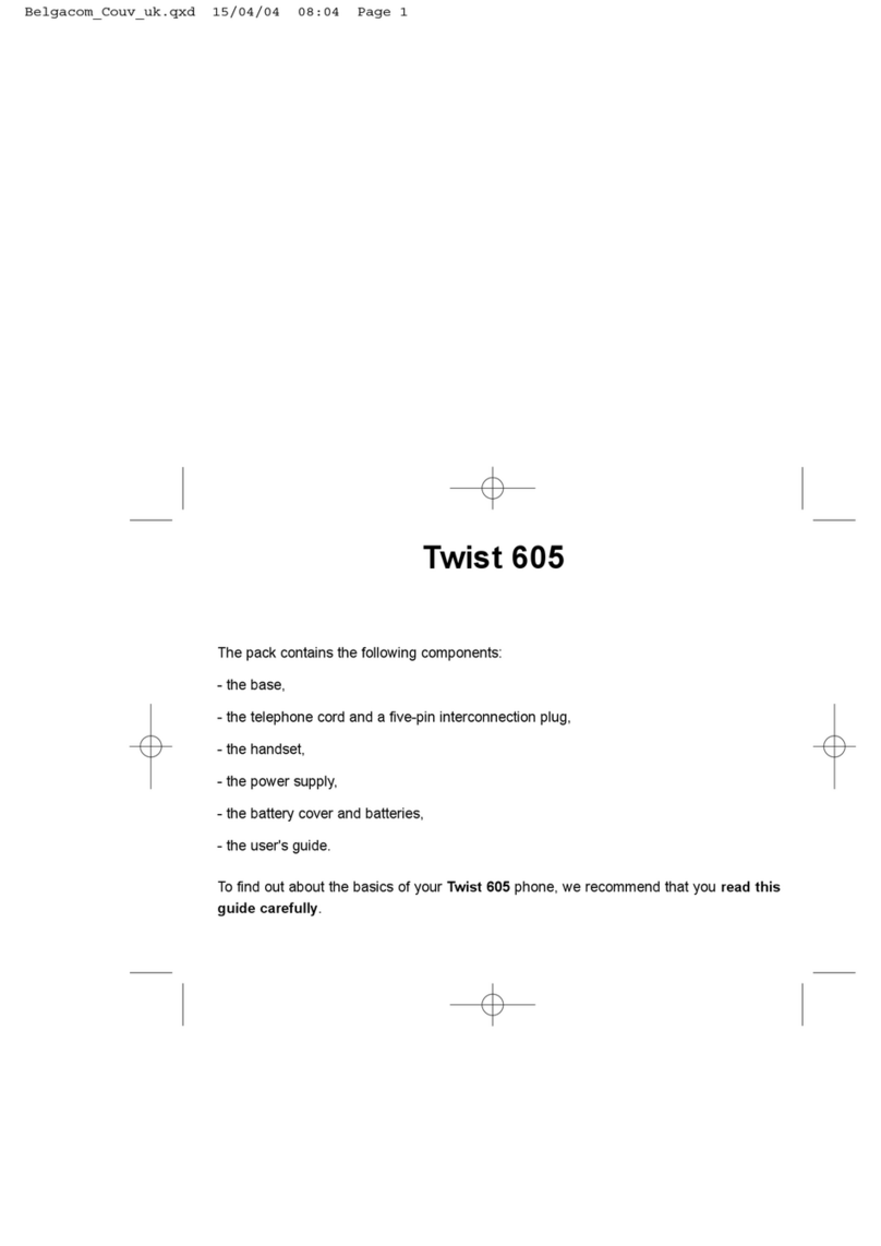 BELGACOM Twist 605 user manual
