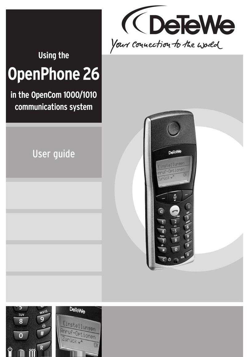 DETEWE OpenPhone 26 user guide