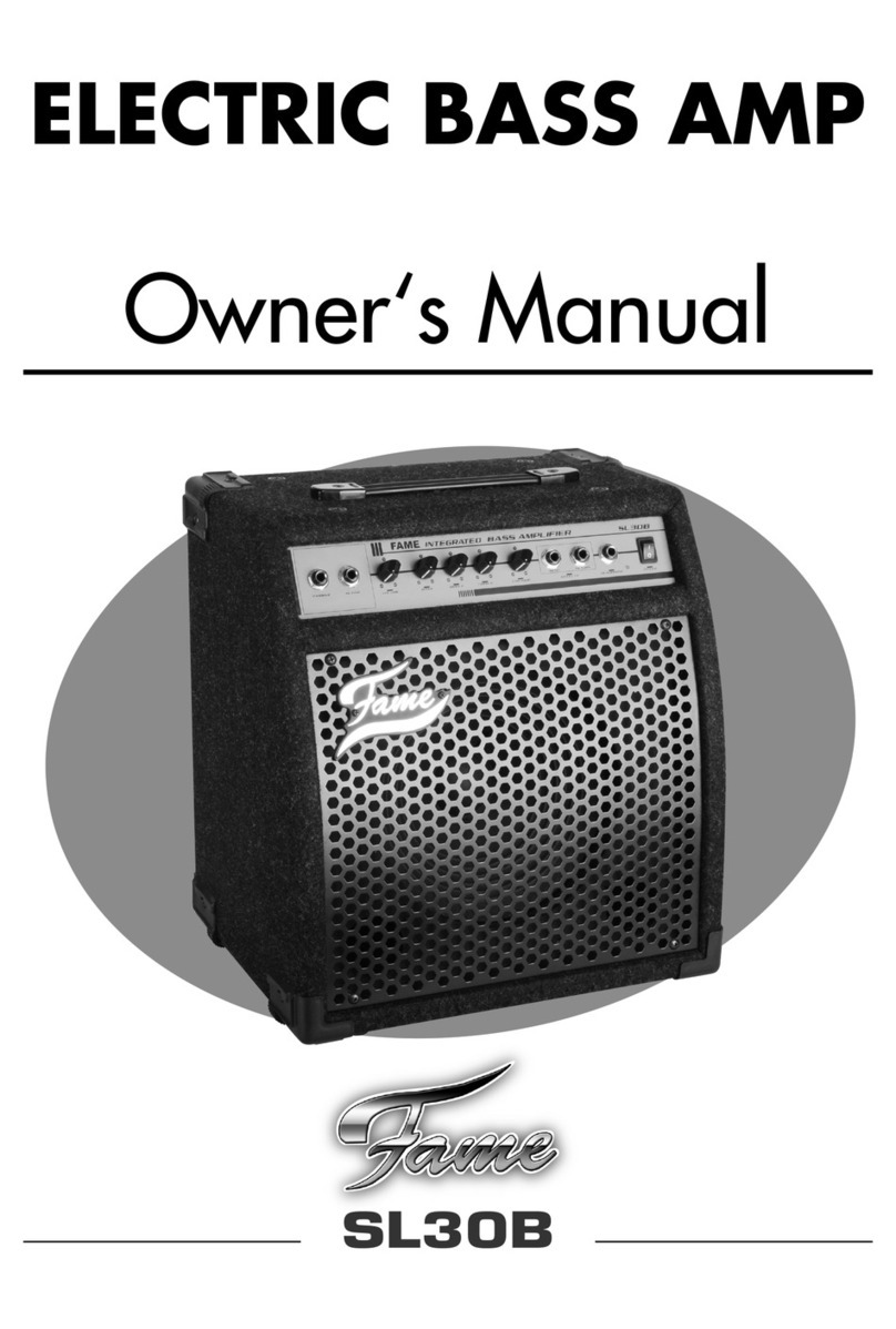 FAME SL30B User manual