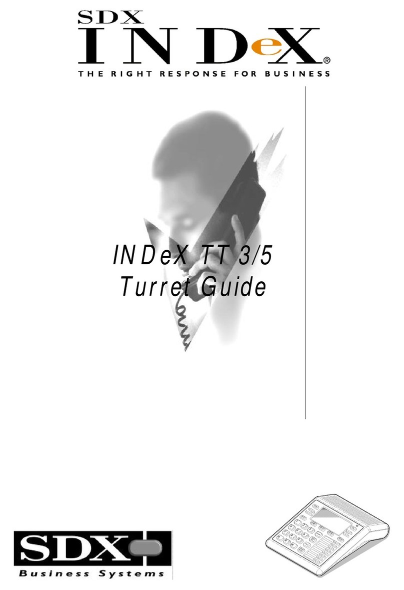 SDX Audio index TT 3 user guide
