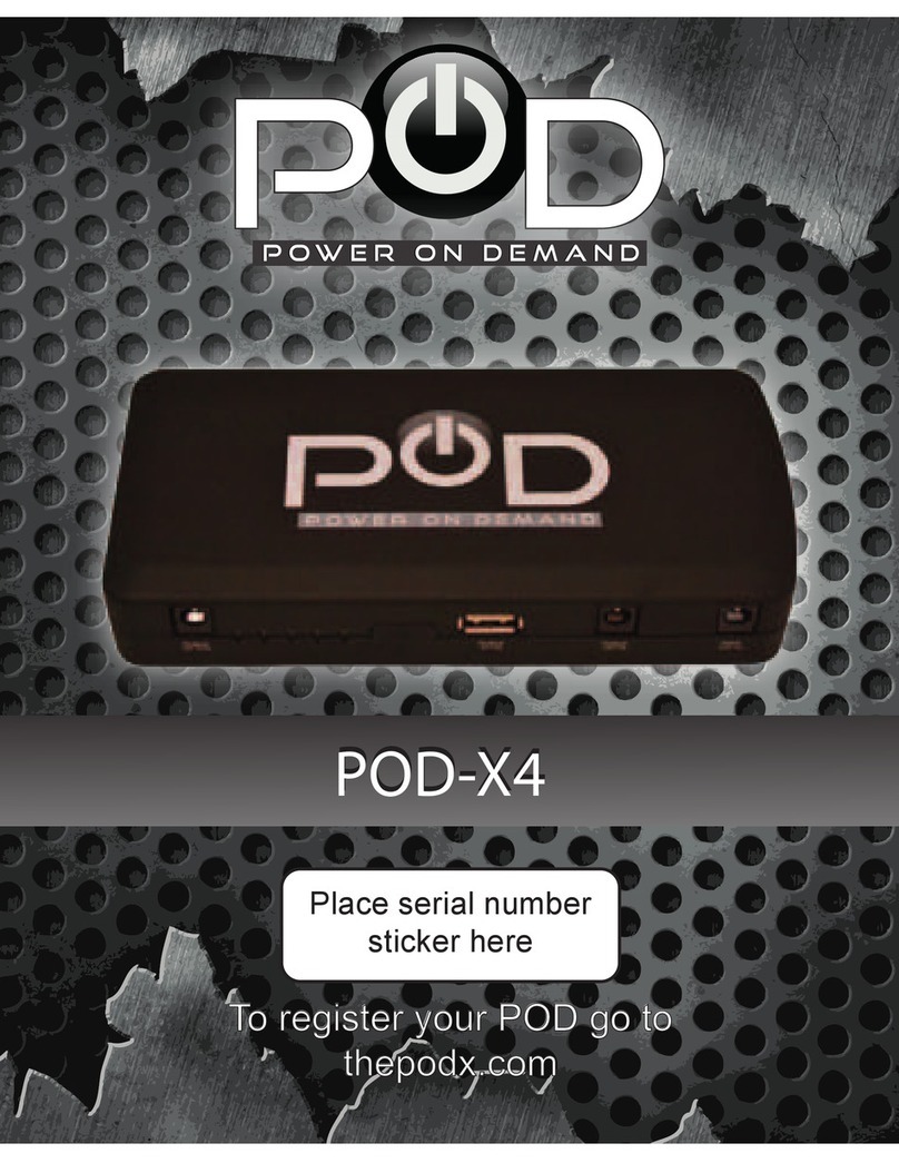 POD X4 user manual