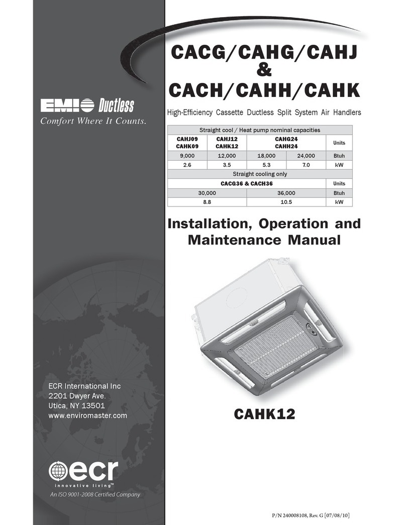 ECR International CACG User manual