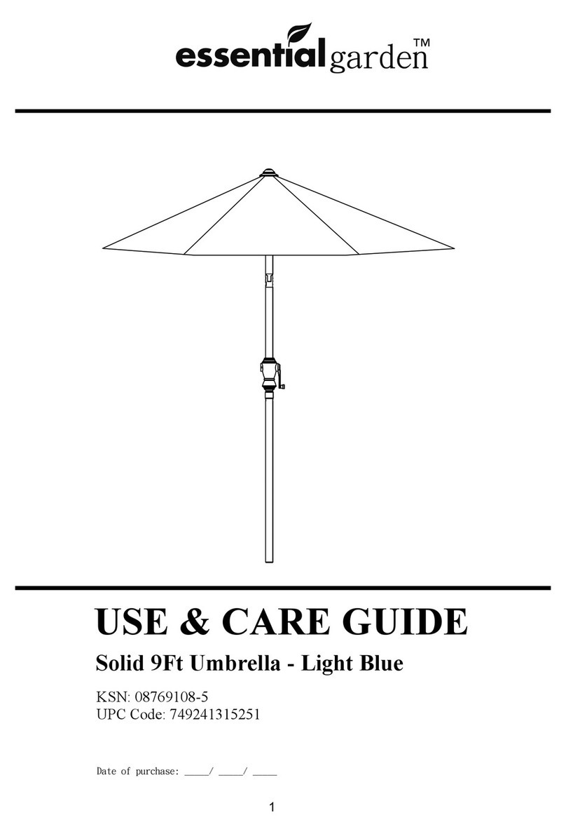 Essential Garden 08769108-5 User manual Essential Garden 08769108-5 User manual