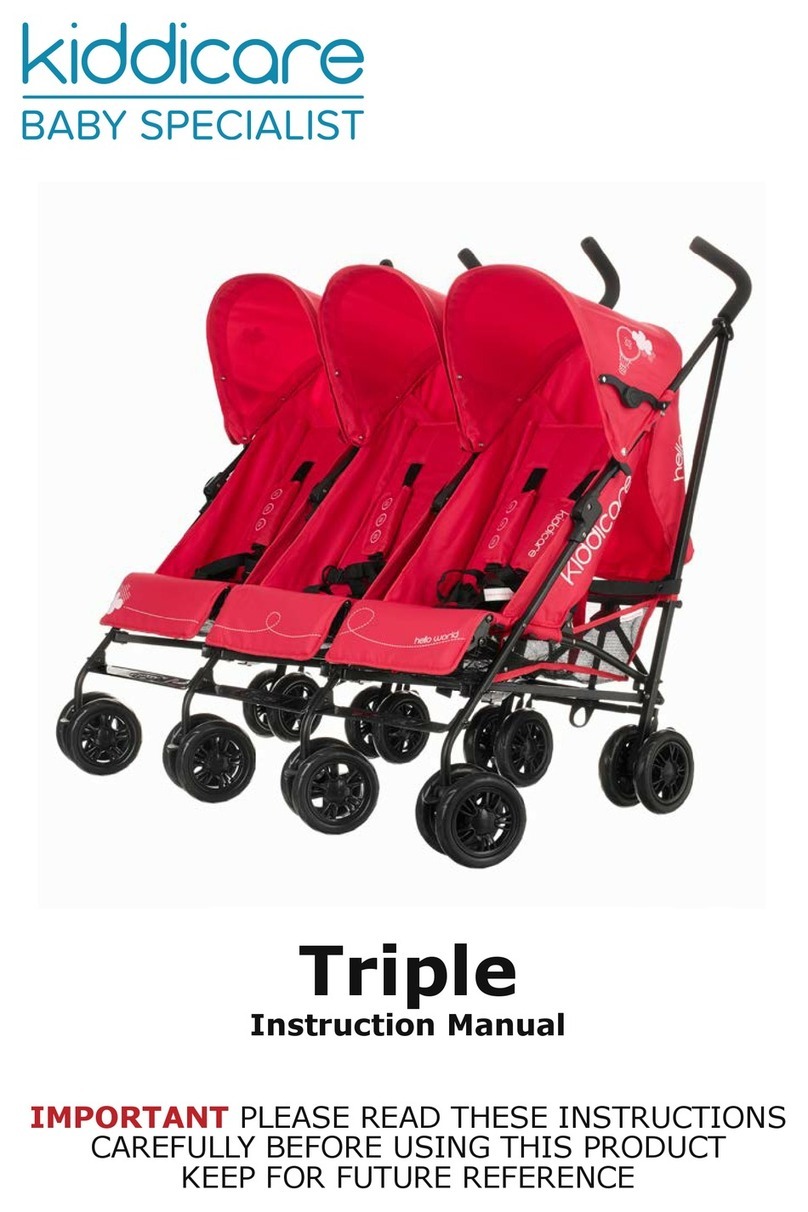 Kiddicare Triple User manual