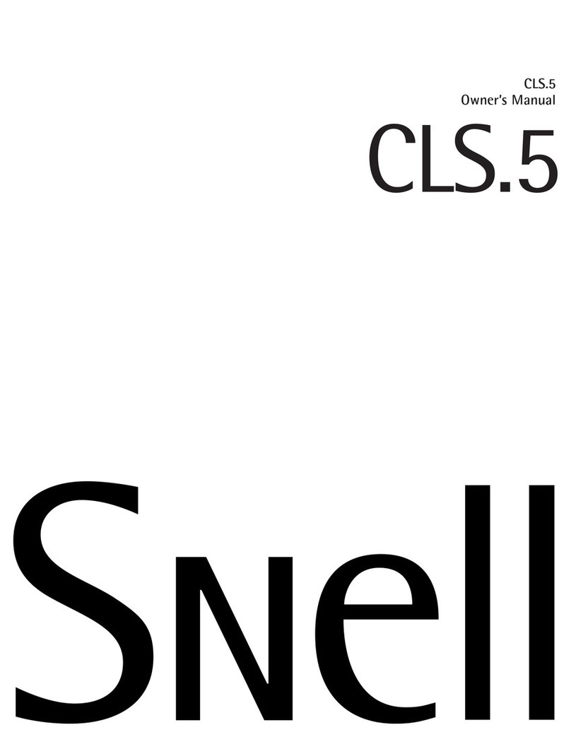 Snell CLS.5 User manual
