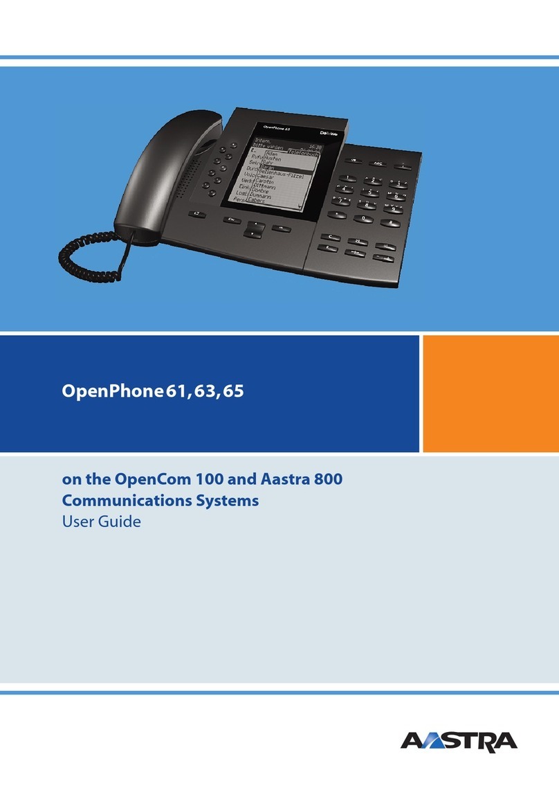 Aastra OpenPhone 61 User manual