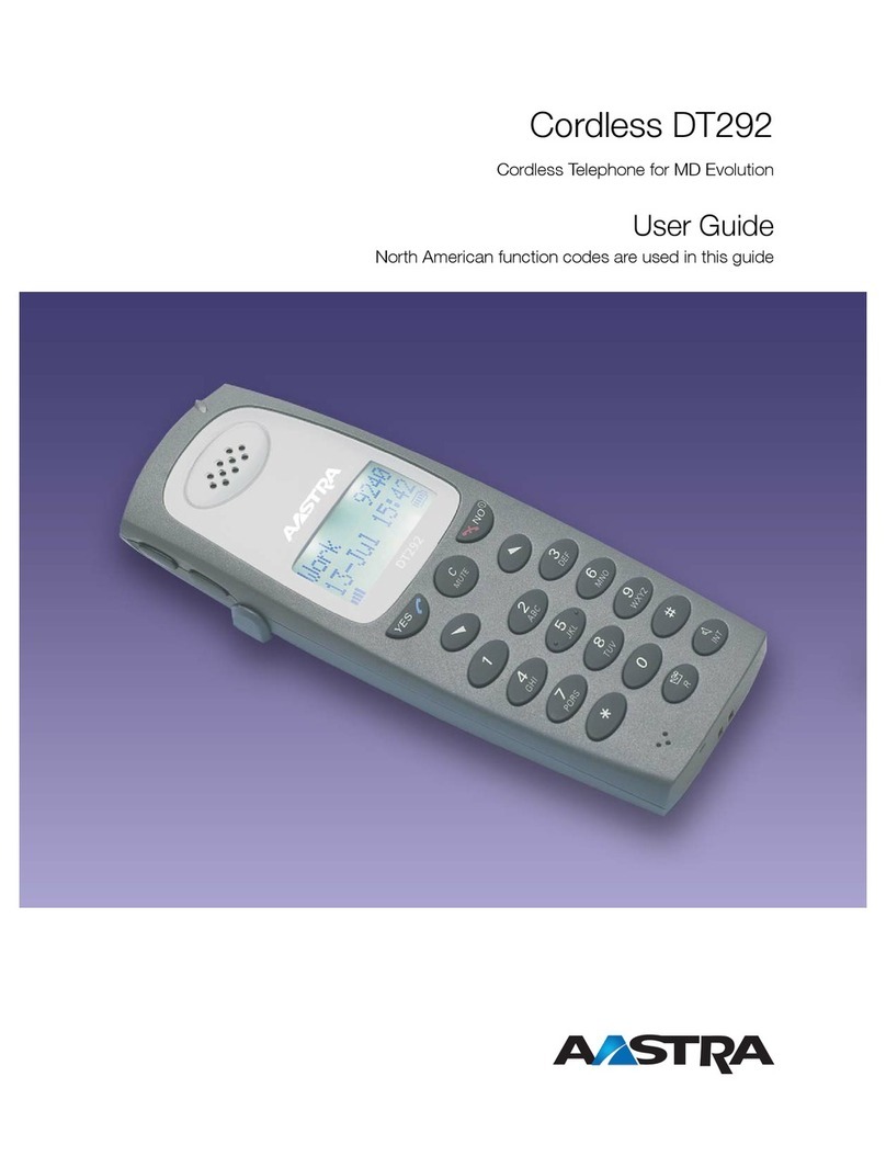 Aastra DT292 User manual