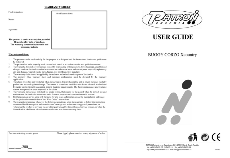 Patron BUGGY CORZO Xcountry User manual