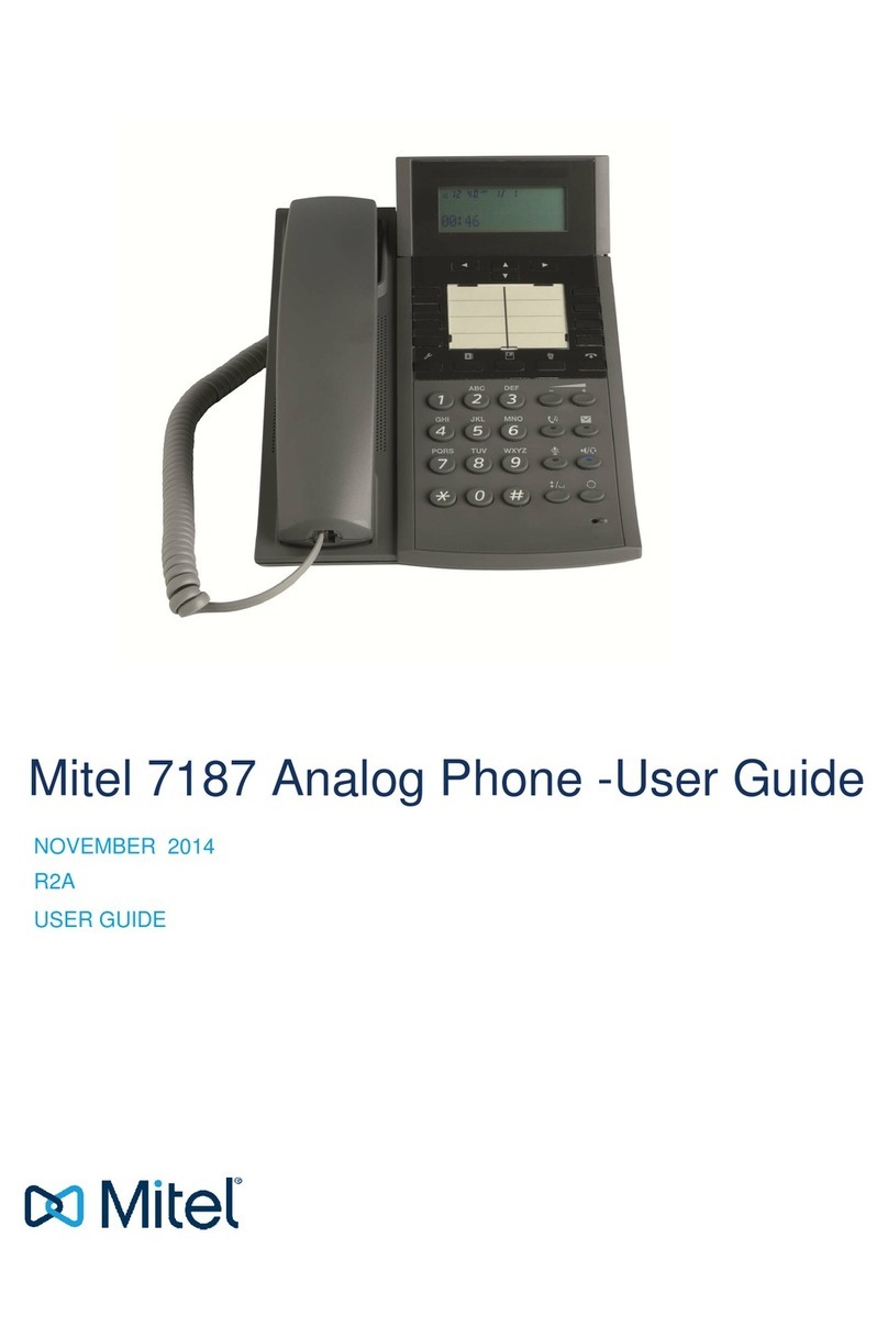 Mitel 7187 user guide