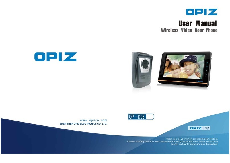 Opiz OP-D05 user manual