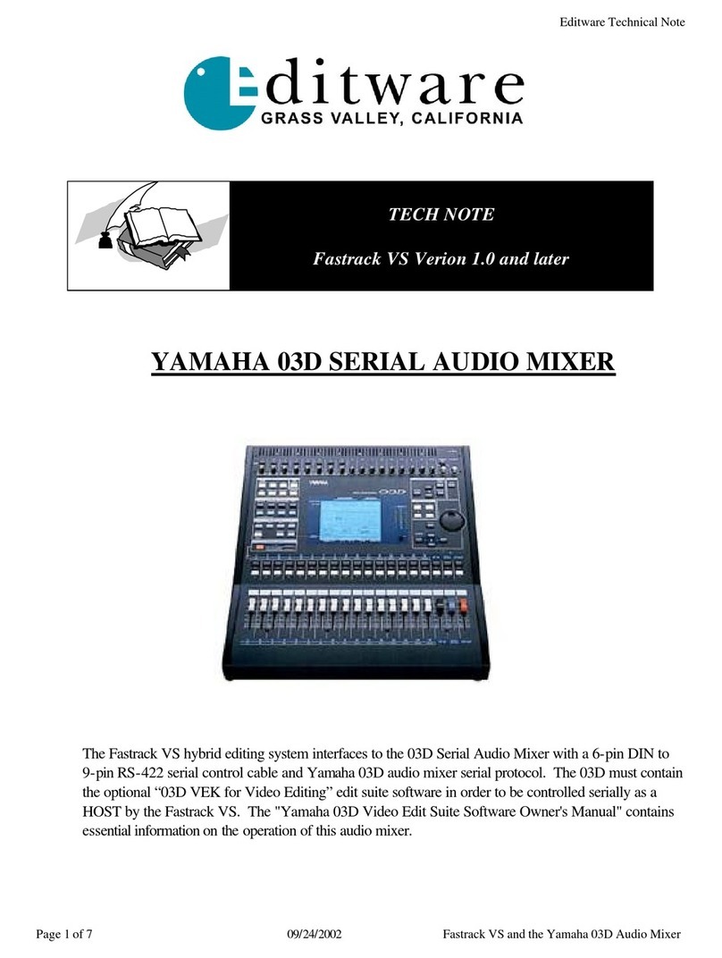 Yamaha 03D Instruction Manual