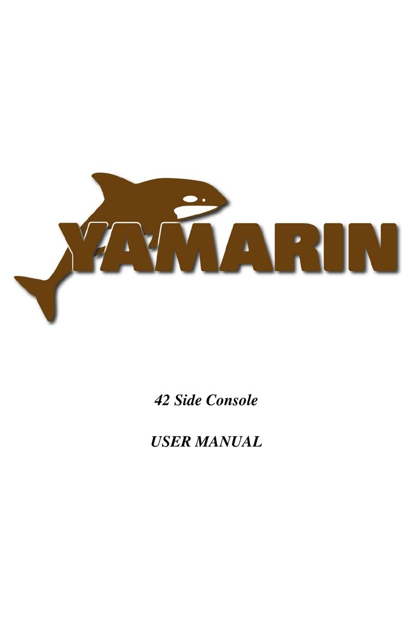 YAMARIN 42 Side Console User manual YAMARIN 42 Side Console User manual