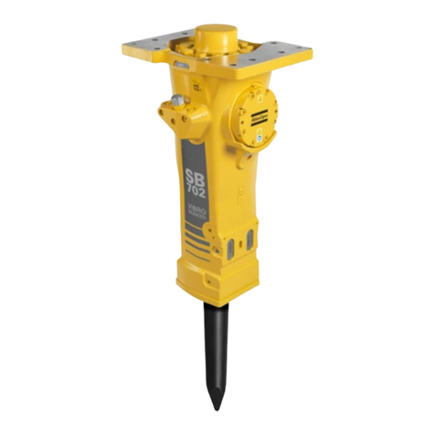 Atlas Copco SB 1102 Maintenance and service guide