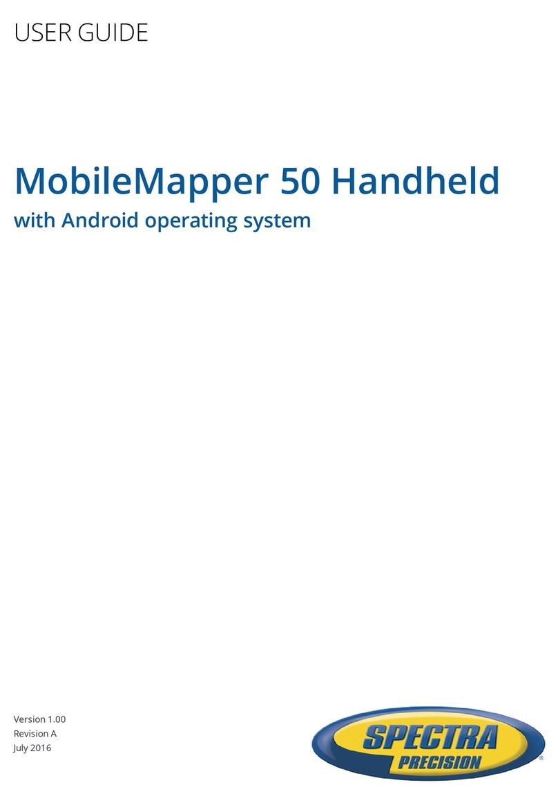 Spectra MobileMapper 50 User manual