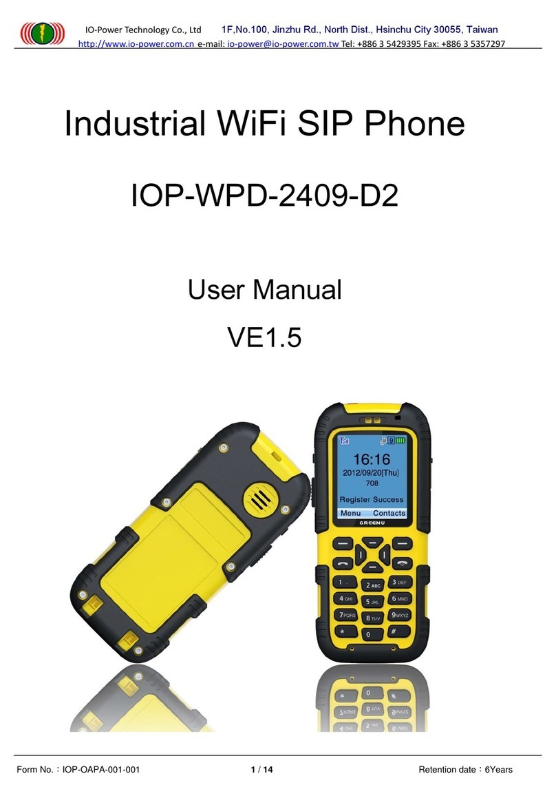 IO-Power Technology IOP-WPD-2409-D2 User manual