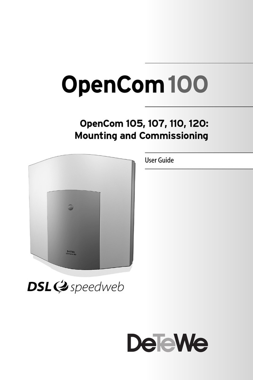 DETEWE opencom 105 Guide DETEWE opencom 105 Guide