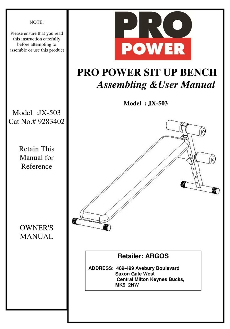 Argos JX-503 Assembly & user manual