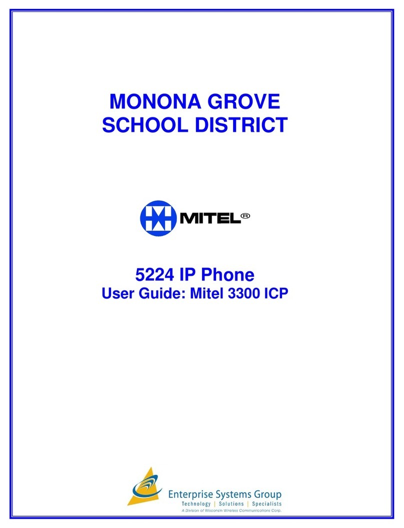 Mitel 5224 User manual